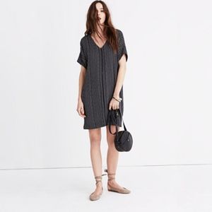Madewell Novel Dress. Chalkboard Stripe. NWT.